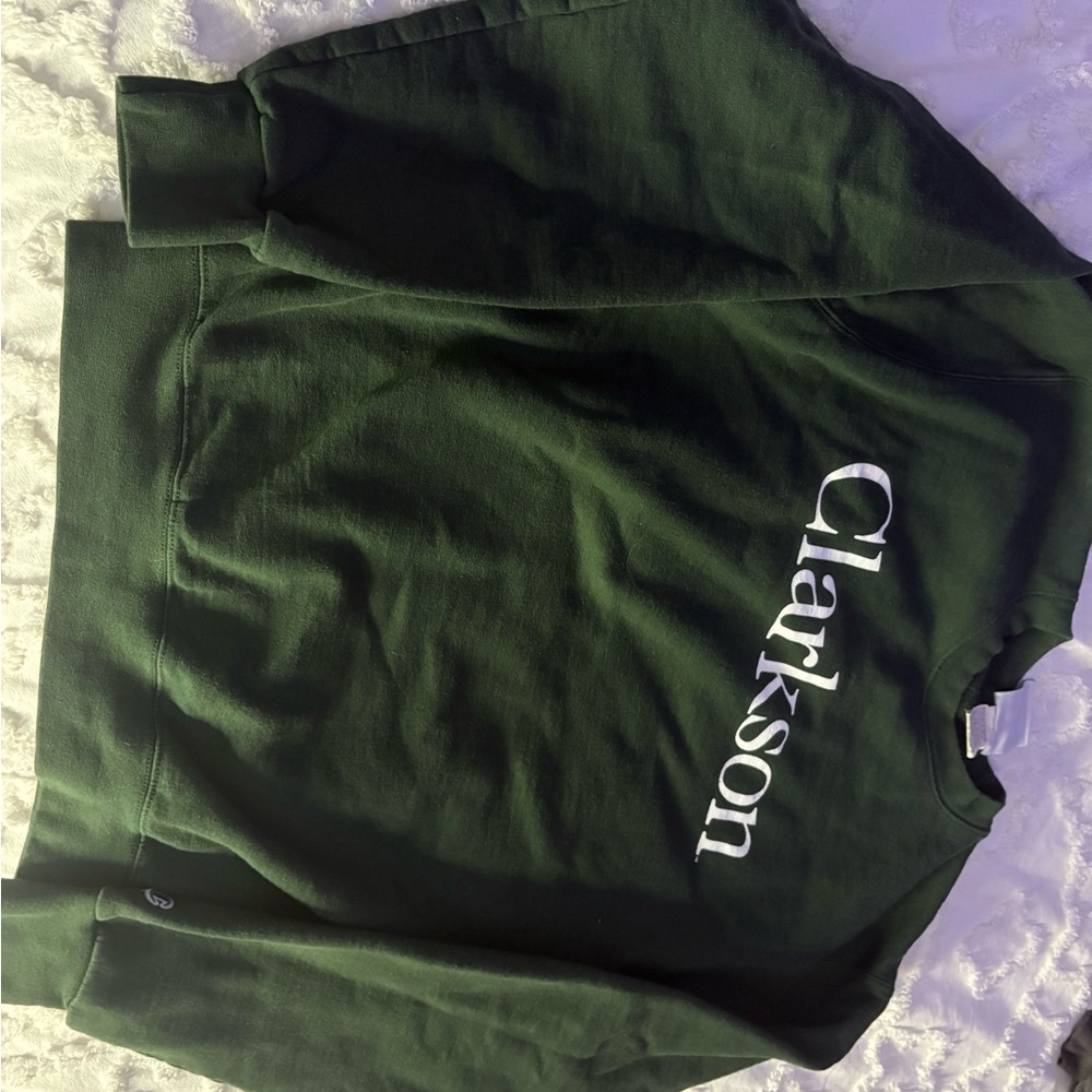Champion Dark Green Athletic Sweatshirt